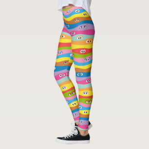 Het Eyes-patroon samenkomen Leggings