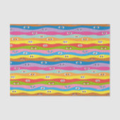 Het Eyes-patroon samenkomen Tissuepapier (Voorkant)