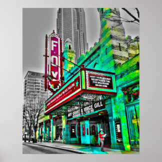 Het Fabulous Fox Theater Atlanta Georgia Poster
