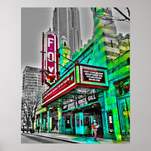 Het Fabulous Fox Theater Atlanta Georgia Poster (Voorkant)