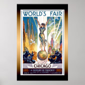 Het Fair Extra Grote Poster van Chicago World (Voorkant)
