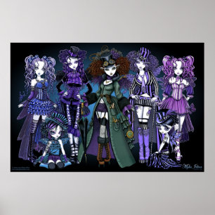 Het Fairies Couture Myka Jelina Fantasy Art Poster