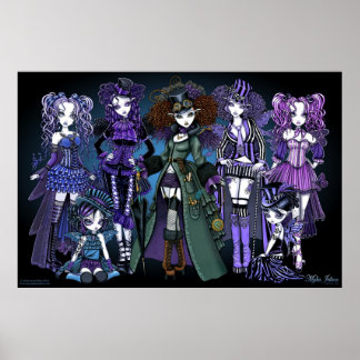Het Fairies Couture Myka Jelina Fantasy Art Poster
