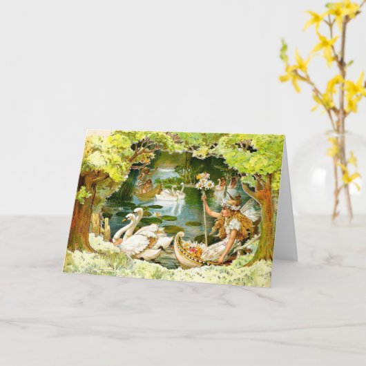 het Fairies Lake Kaart (Gele Bloem)