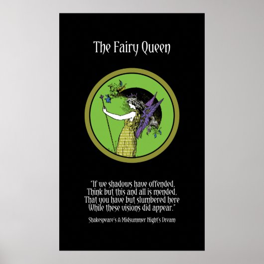 Het Fairy Queen Poster (Voorkant)