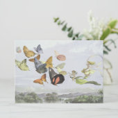 Het Fairy Queen's Carriage | Elf World Bedankkaart (Staand voorkant)