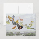Het Fairy Queen's Carriage | Elf World Briefkaart (Voorkant / Achterkant)
