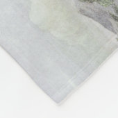 Het Fairy Queen's Carriage | Elf World Fleece Deken (Hoek)