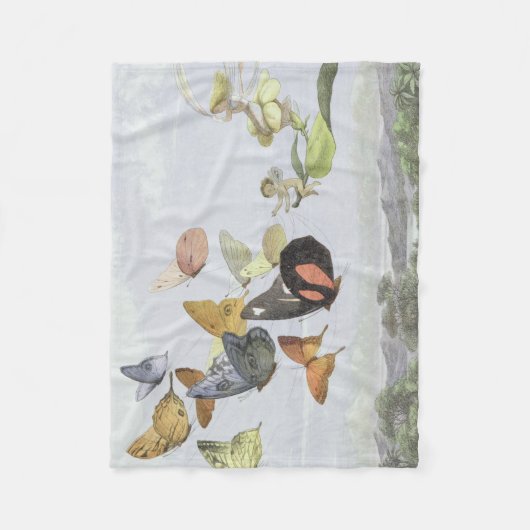 Het Fairy Queen's Carriage | Elf World Fleece Deken (Voorkant)