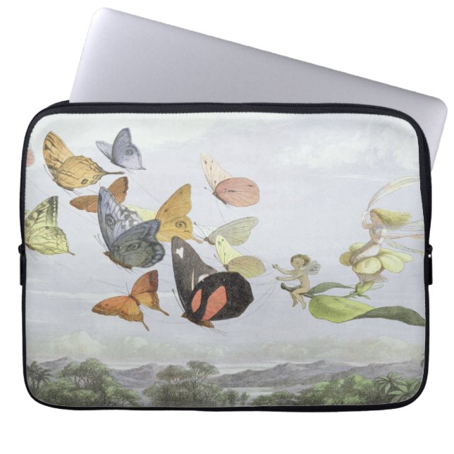 Het Fairy Queen's Carriage | Elf World Laptop Sleeve (Voorkant)