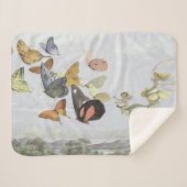 Het Fairy Queen's Carriage | Elf World Sherpa Deken (Voorkant (horizontaal))