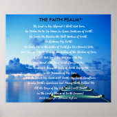 Het Faith Psalm door WarriorsCreed Poster (Voorkant)
