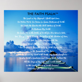 Het Faith Psalm door WarriorsCreed Poster