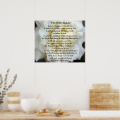 Het Faith Psalm door WarriorsCreed Poster (Keuken)