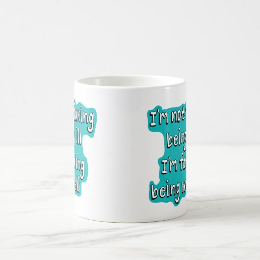 Het falen is goed Onzichtbare Invaliditeit Koffiemok (Center)