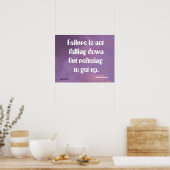 HET FALEN VAN HET CHINESE PROVERB POSTER VALT NIET (Keuken)