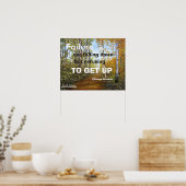 HET FALEN VAN HET CHINESE PROVERB POSTER VALT NIET (Keuken)