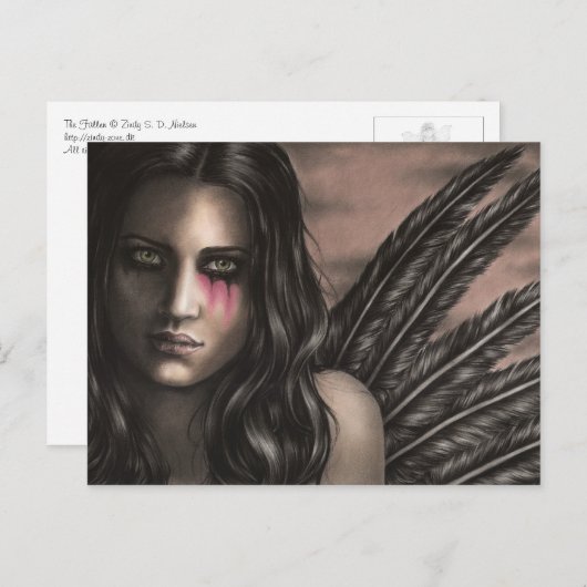 Het Fallen Angel Briefkaart (Voorkant / Achterkant)