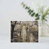 Het familieportret briefkaart (Staand voorkant)