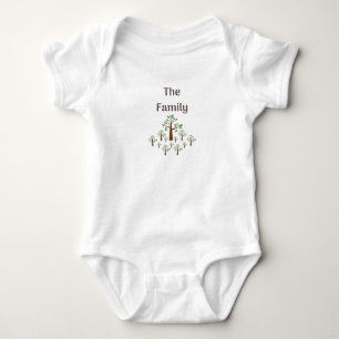 Het Family Tree-bodysuit voor baby Romper