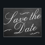 Het Fancy Collectie van het Chalkboard Wedding Aankondigingskaart<br><div class="desc">Het Fancy Chalkboard Wedding Collectie bewaart de datum Briefkaarten. Klik op de button Aanpassen om de opmaak van de tekst aan te passen.</div>
