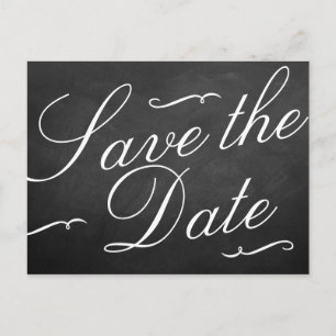 Het Fancy Collectie van het Chalkboard Wedding Aankondigingskaart
