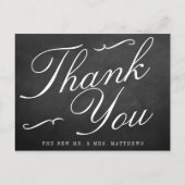 Het Fancy Collectie van het Chalkboard Wedding Briefkaart (Voorkant)