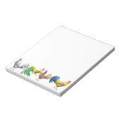 Het Fancy Notitieblok van kippen (Linkerzijde)