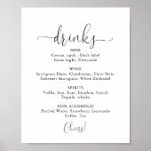 Het Fancy Teken van het Manuscript van het Menu va Poster (Voorkant)