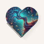 Het fantastische bos - denkbeeldige reizen notitieboek (Voorkant)