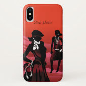 Het Fashionistas Apple iPhone X Hoesje (Achterkant)