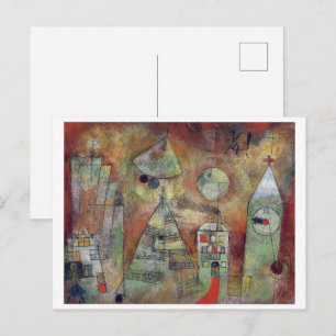Het fatale uur, 3 kwartier voor 12 Paul Klee Briefkaart