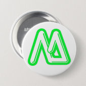 Het favicon-afbeeldingen van Mr. Electrician op ee Ronde Button 7,6 Cm (Voorkant /achterkant)