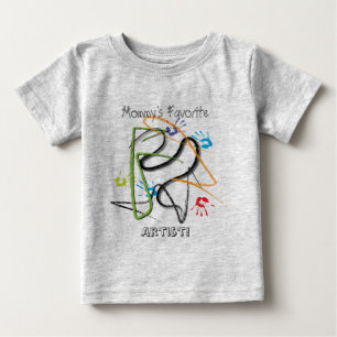 Het favoriete artistieke T-shirt van mama