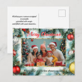 Het favoriete foto Lijst van de Kerstman Feestdagenkaart (Voorkant / Achterkant)