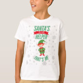 Het favoriete helper T-shirt van de Kerstman (Voorkant)