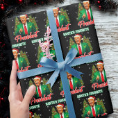 Het favoriete President van de Kerstman | kerstcad Cadeaupapier