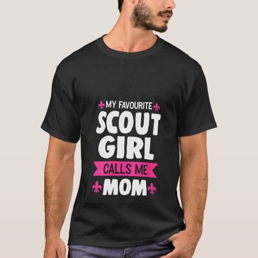 Het favoriete scoutmeisje van vrouwen noemt me mam t-shirt (Voorkant)