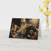 Het Feest c.1636-38 van Belshazzar Kaart (Gele Bloem)