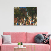 Het feest der goden (door Giovanni Bellini) Canvas Afdruk (Insitu (Woonkamer))