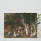 Het feest der goden (door Giovanni Bellini) Kaart (Staand voorkant)