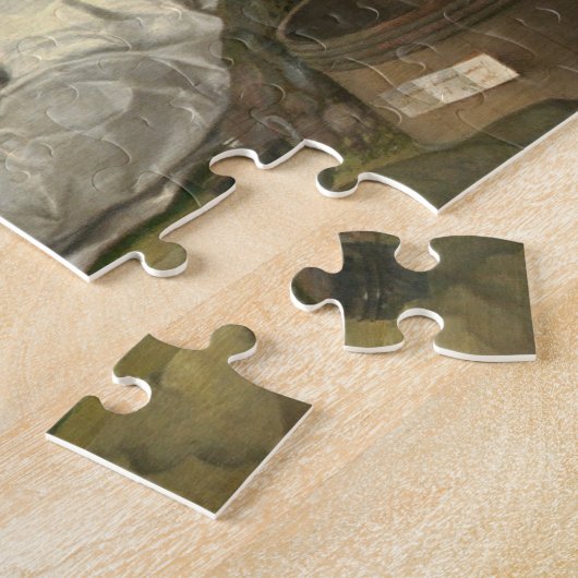 Het feest der goden (door Giovanni Bellini) Legpuzzel (Zijkant)