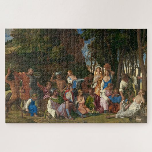 Het feest der goden (door Giovanni Bellini) Legpuzzel (Horizontaal)