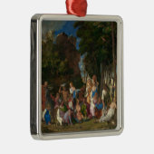 Het feest der goden (door Giovanni Bellini) Metalen Ornament (Rechts)