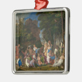 Het feest der goden (door Giovanni Bellini) Metalen Ornament (Links)