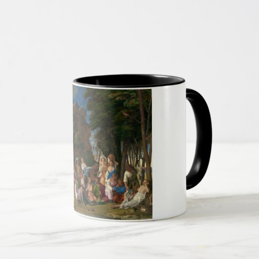 Het feest der goden (door Giovanni Bellini) Mok (Voorkant rechts)