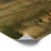 Het feest der goden (door Giovanni Bellini) Poster (Hoek)