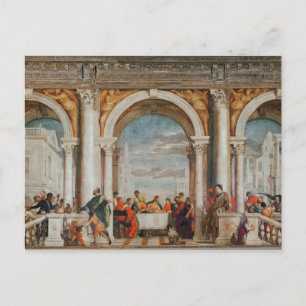 Het feest in het Huis van Levi Briefkaart