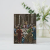Het feest in het huis van Simon door El Greco Briefkaart (Staand voorkant)
