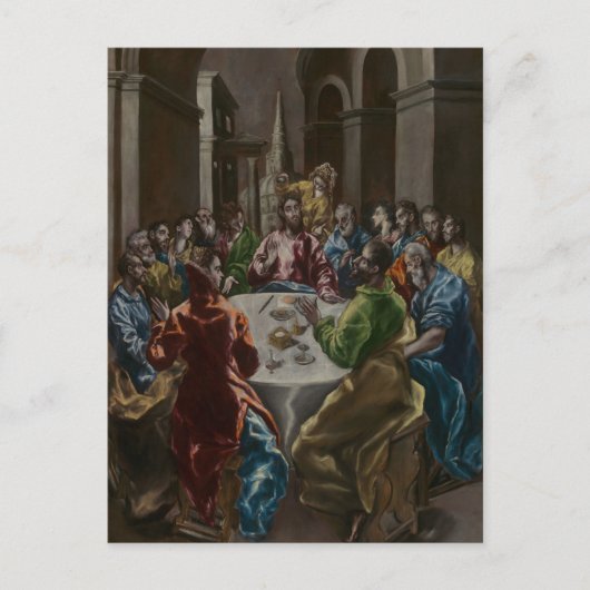 Het feest in het huis van Simon door El Greco Briefkaart (Voorkant)